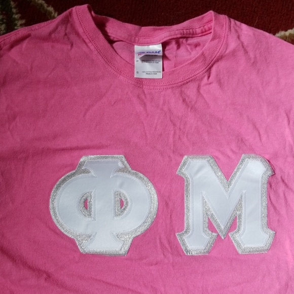 Phi Mu stitched letters (S) - Picture 1 of 1
